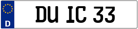 Truck License Plate